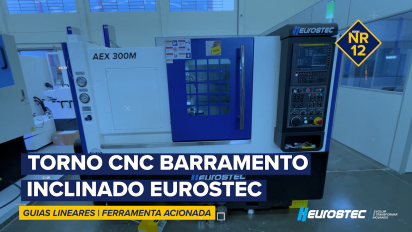 Torno CNC Barramento Inclinado Eurostec AEX400